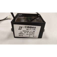Конденсатор пусковой CBB60, 18 UF, 450V, 5%